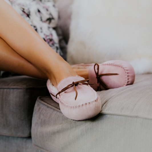 Ladies Moccasin Slippers