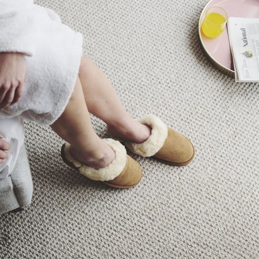 Ladies Mule Sheepskin Slippers