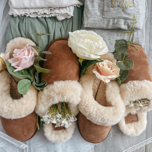 Ladies Mule Sheepskin Slippers