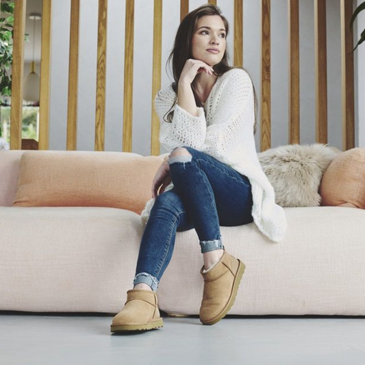 Super Short Sheepskin Boots