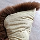 Image of Brown Luxury Sheepskin Pet Bed