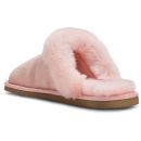Image of Ladies Pink Mule Sheepskin Slippers