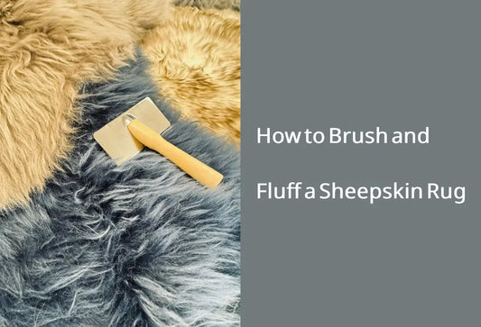 How to Brush and Fluff a Sheepskin Rug