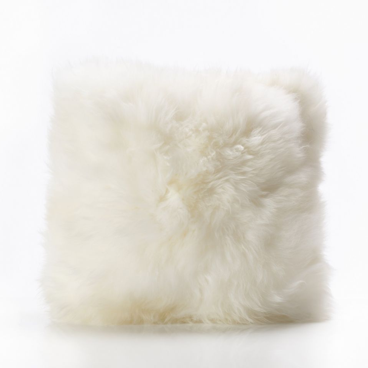 Double sided sheepskin cushion