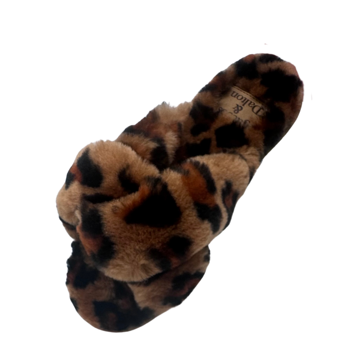 Open Toed Curly Wool Slipper