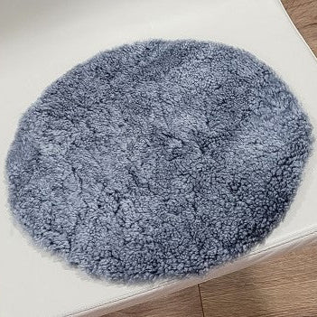 Circle Short Wool Seat Pad