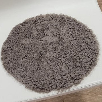 Circle Short Wool Seat Pad