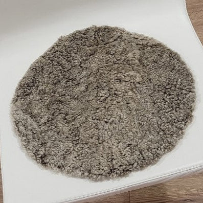 Circle Short Wool Seat Pad