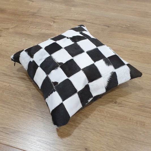 Calfskin cushion with leather back - Clearance