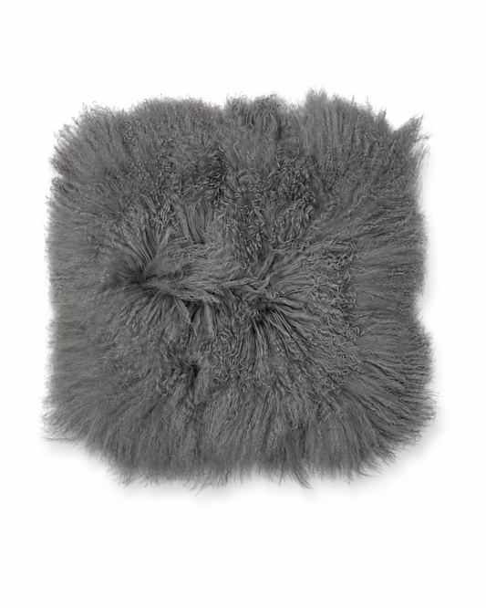 Clearance - Grey Tibetan Cushion Cover
