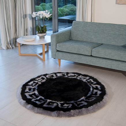 Wedgewood Circle Sheepskin Rug - Clearance