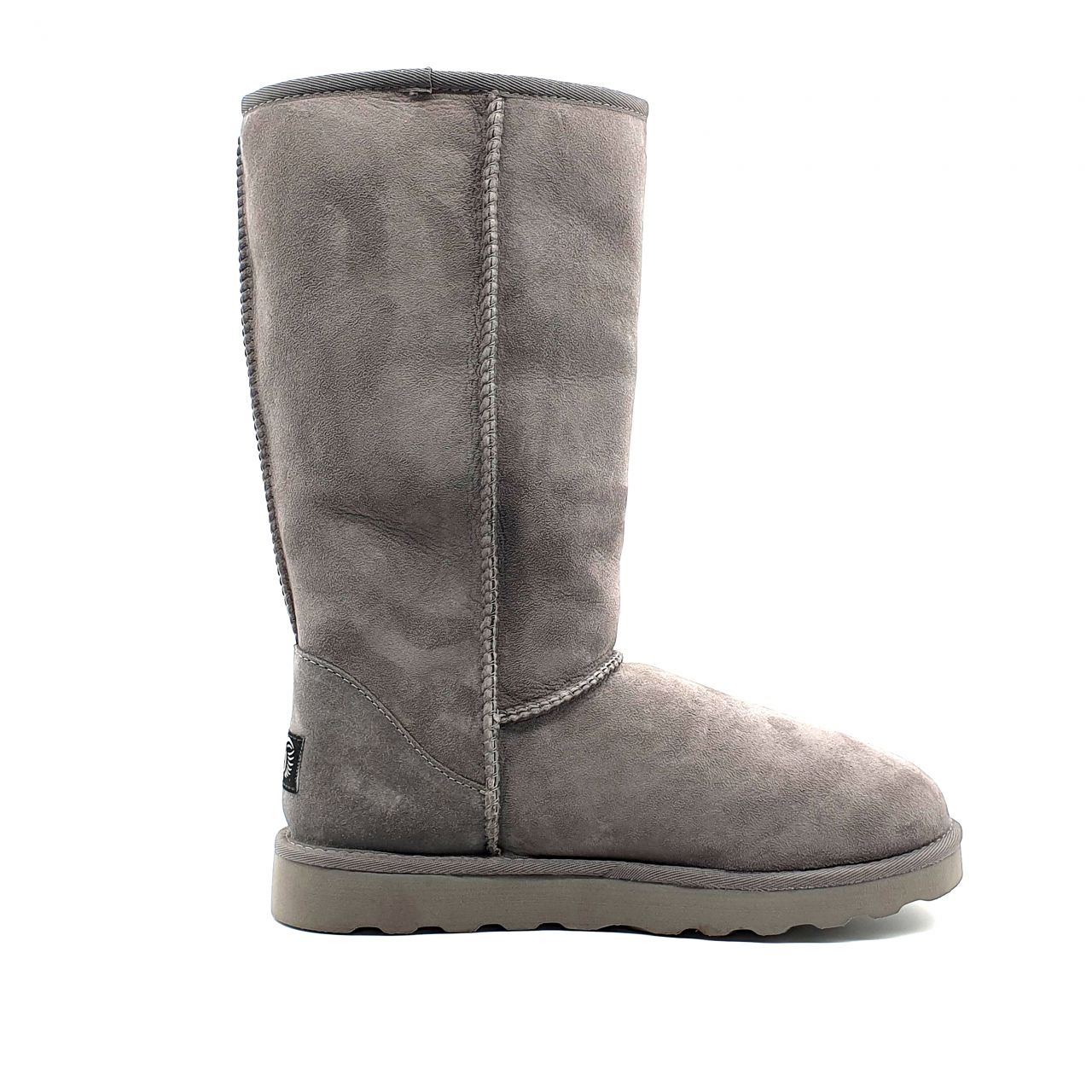 Grey Tall Sheepskin Boots: Jacobs & Dalton