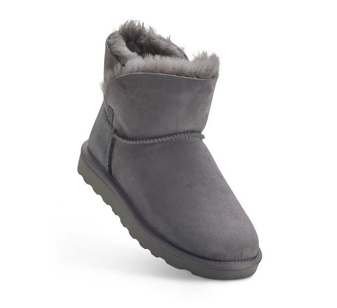 Short Sheepskin Lined Suede Boots for Women: Jacobs & Dalton