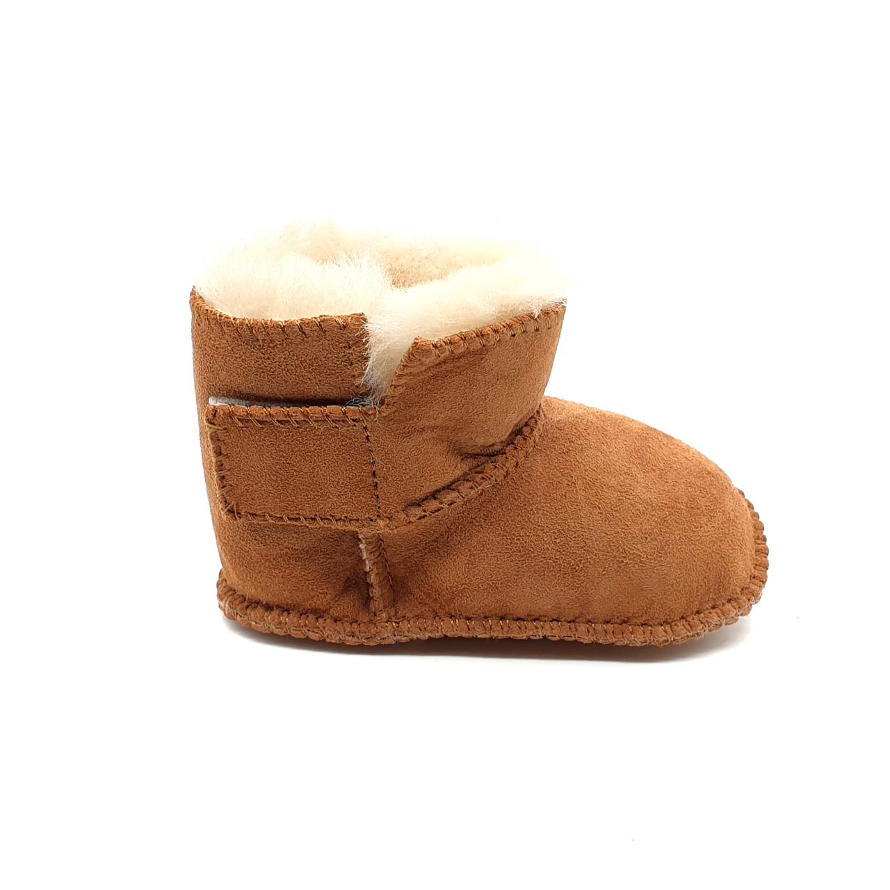 Buy Chestnut Baby Booties in Sheepskin: Online from Jacobs & Dalton UK