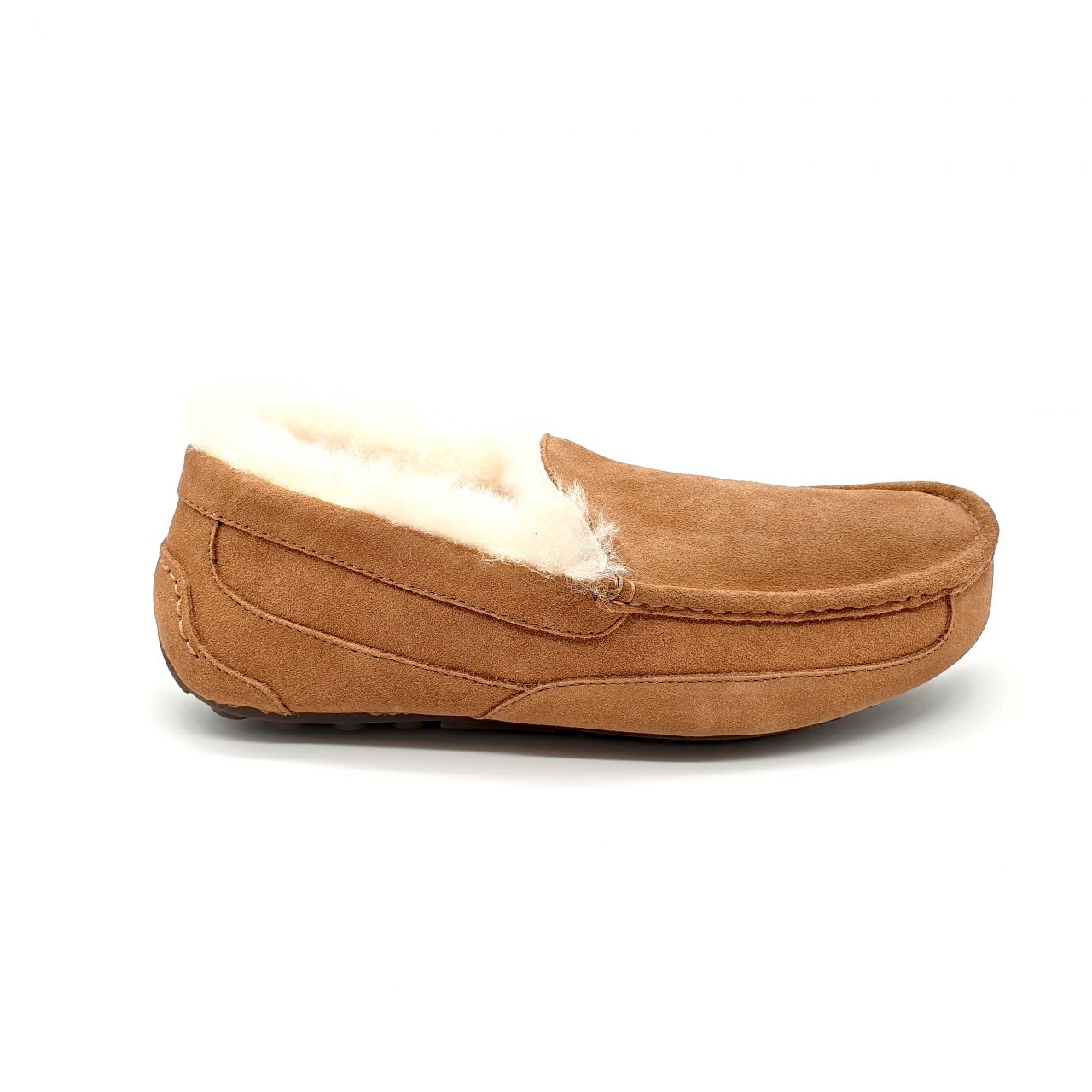 Men's Chestnut Moccasin Slippers: Jacobs & Dalton